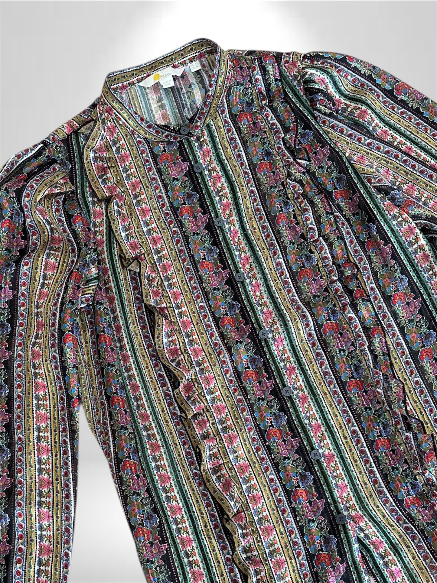 Boden - Floral Sim Detaylı Tül Gömlek