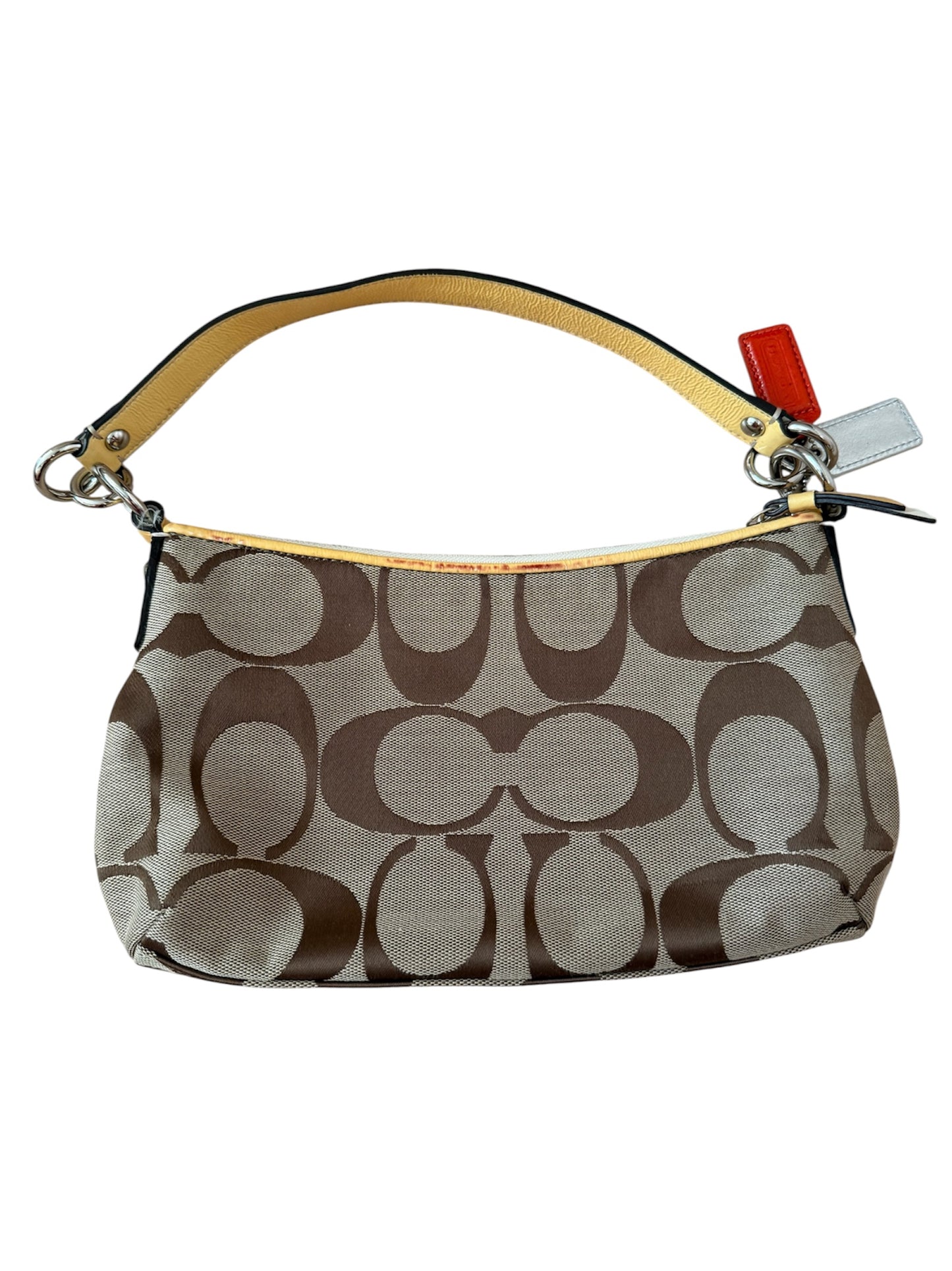 Coach - Sarı Detaylı Çanta