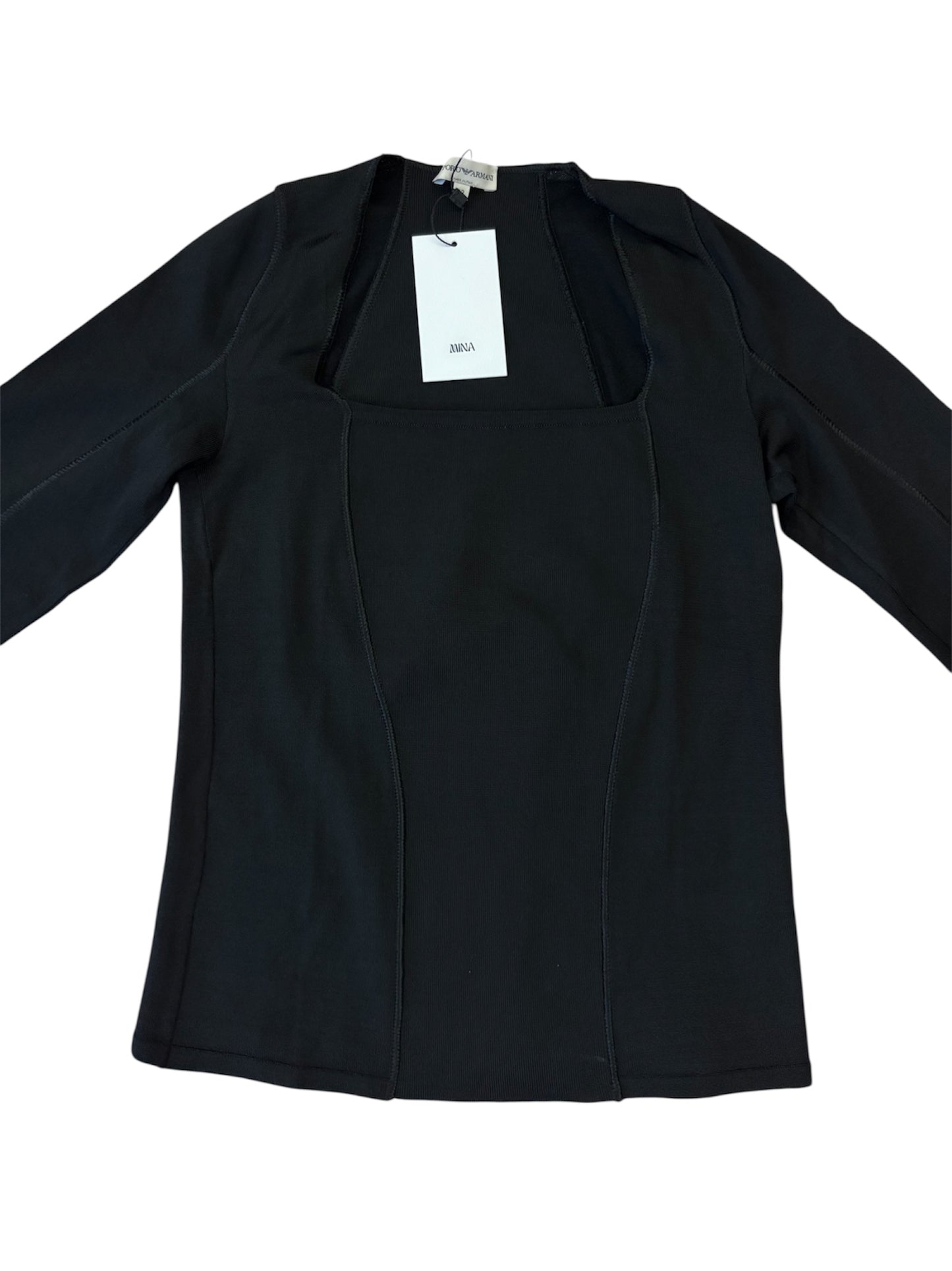 Emporio Armani - Siyah Triko Üst