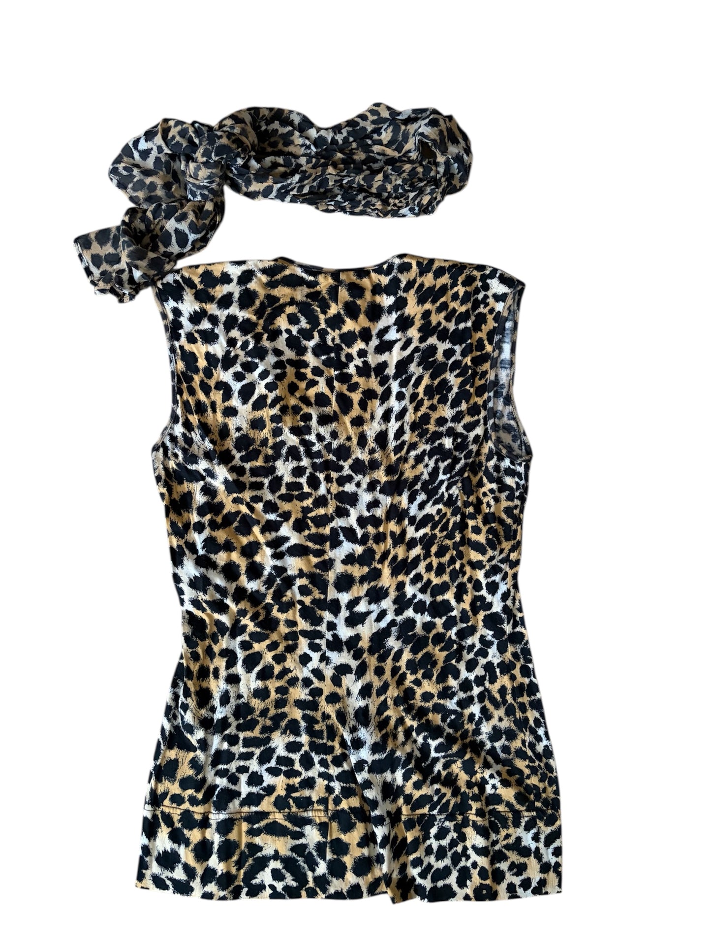 Ferre - Leopar Bluz Fularlı