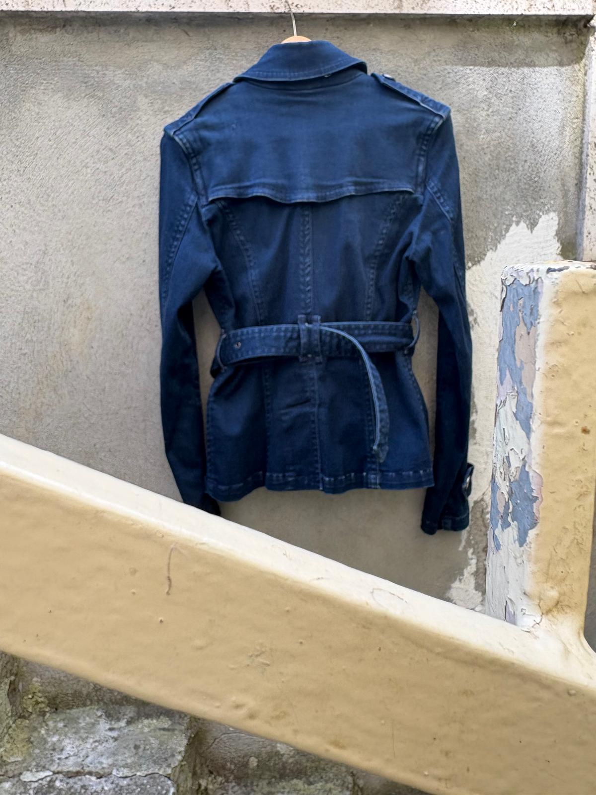 Burberry - Denim Kısa Trench