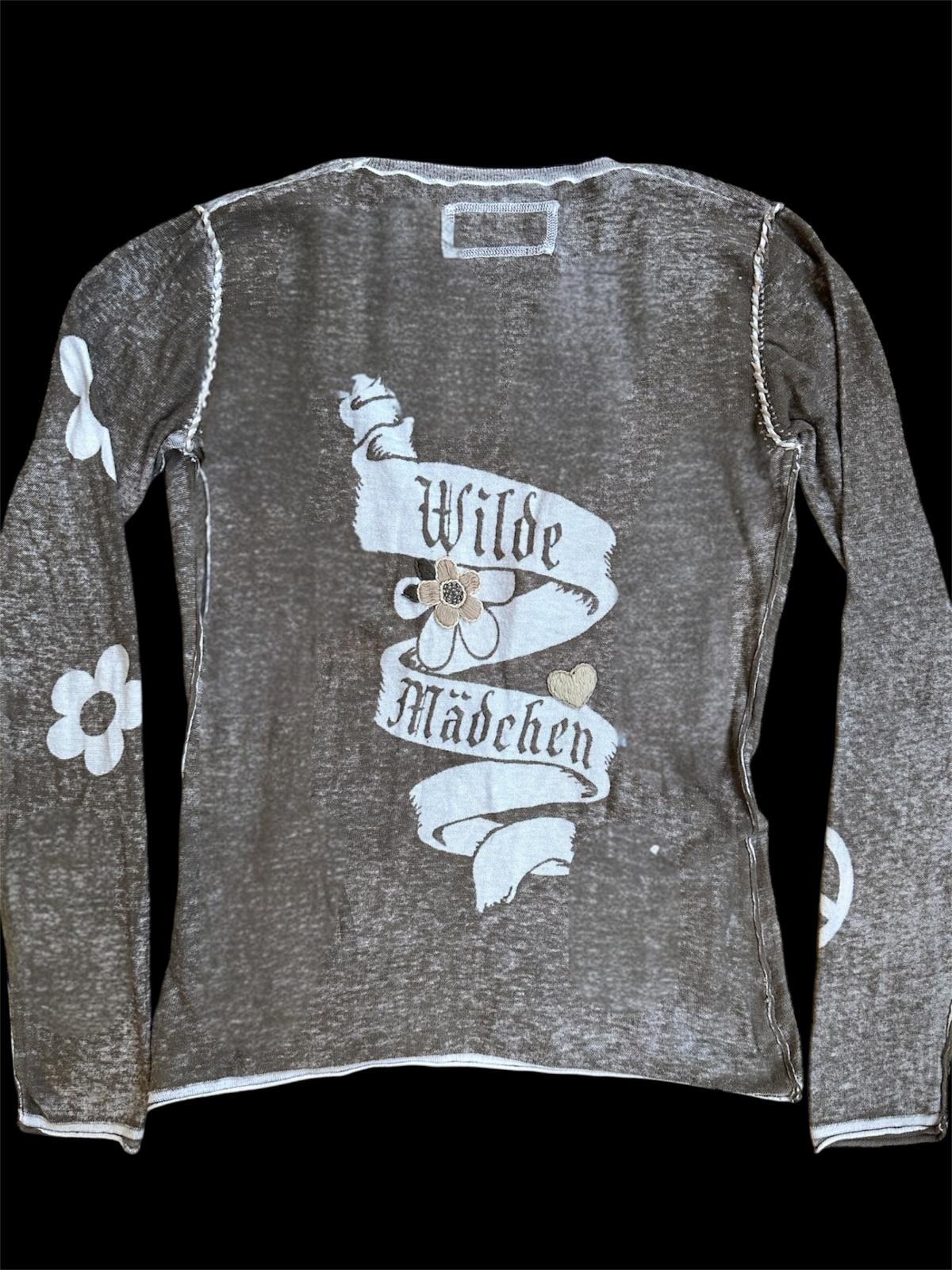 Vintage Sırtı İşleme Detaylı Hırka