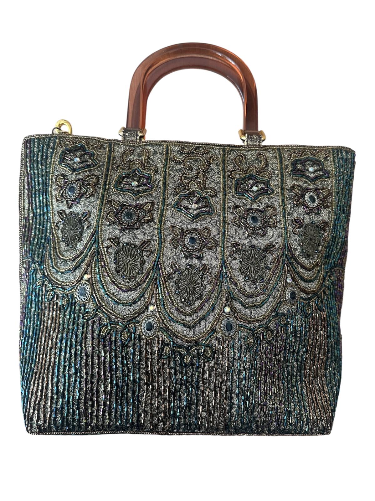 İşleme Detaylı Vintage Çanta