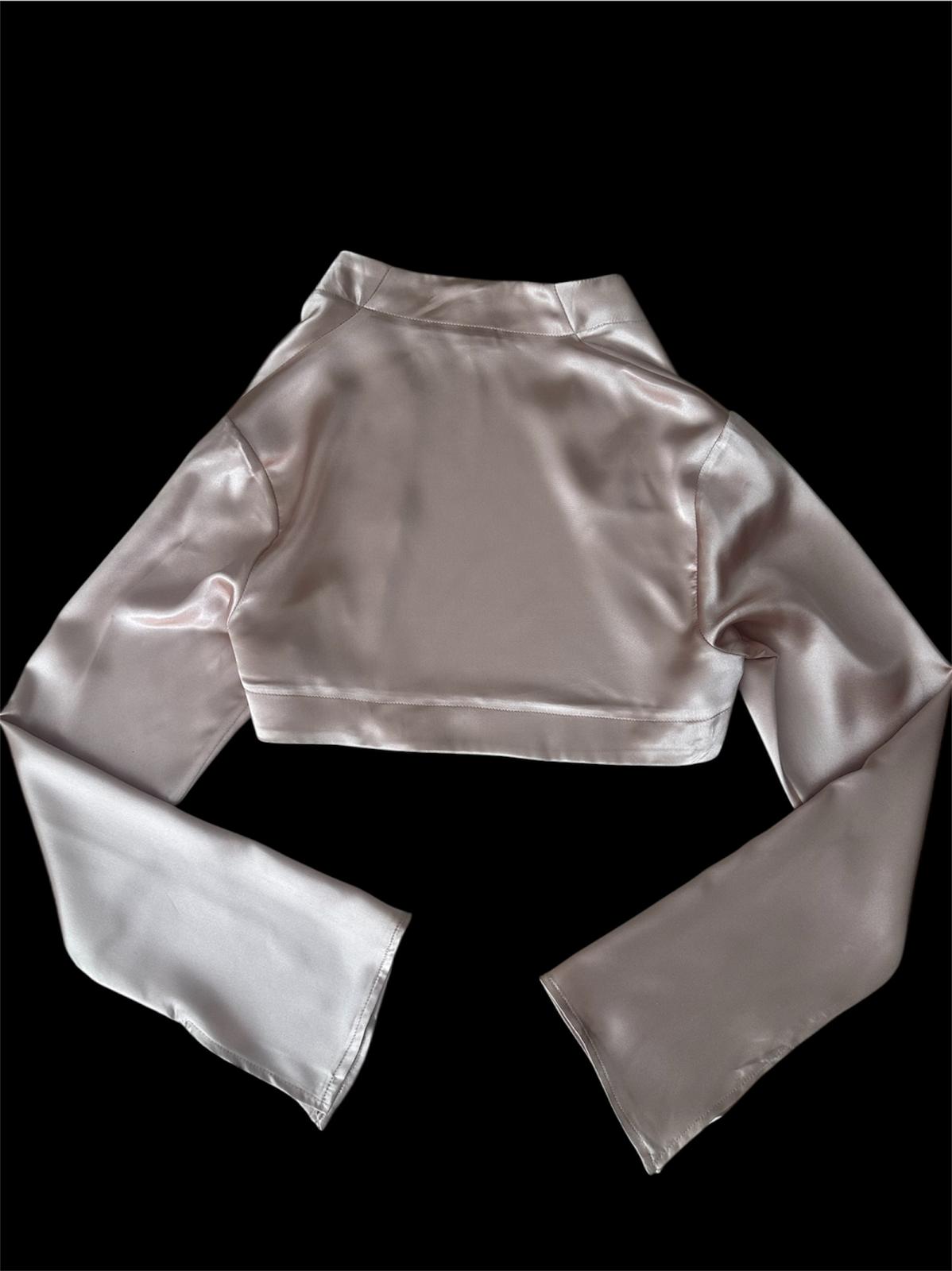 Pembe Saten Bolero