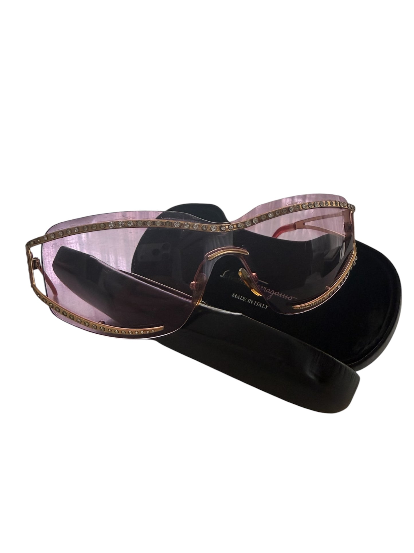 Salvatore Ferragamo - Taşlı Gözlük