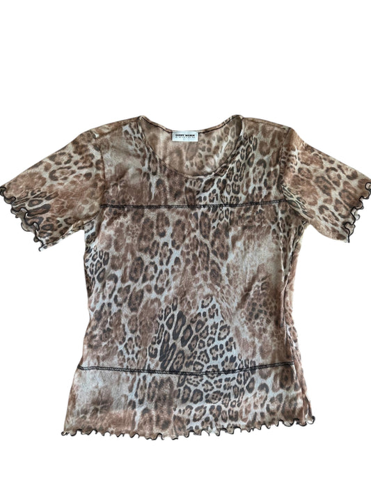 Gerry Weber Edition - Leopar Tül Bluz