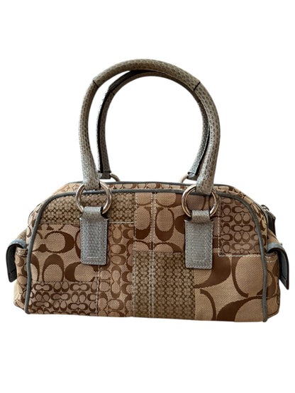 Coach - Mavi Patchwork Vintage Çanta