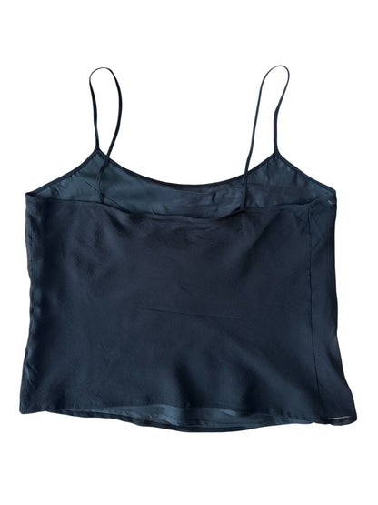 Blu Charme - %100 İpek Siyah Bluz - Pantolon Takım
