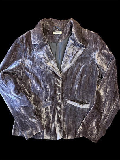 Christian Berg - Gri Kadife Blazer