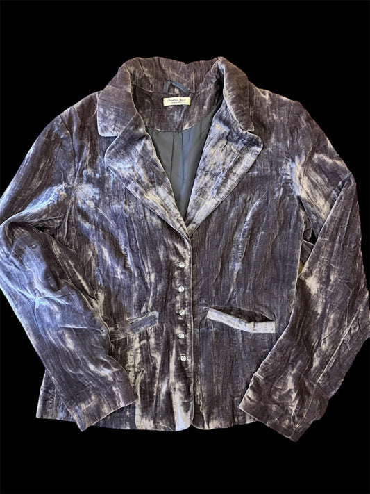 Christian Berg - Gri Kadife Blazer