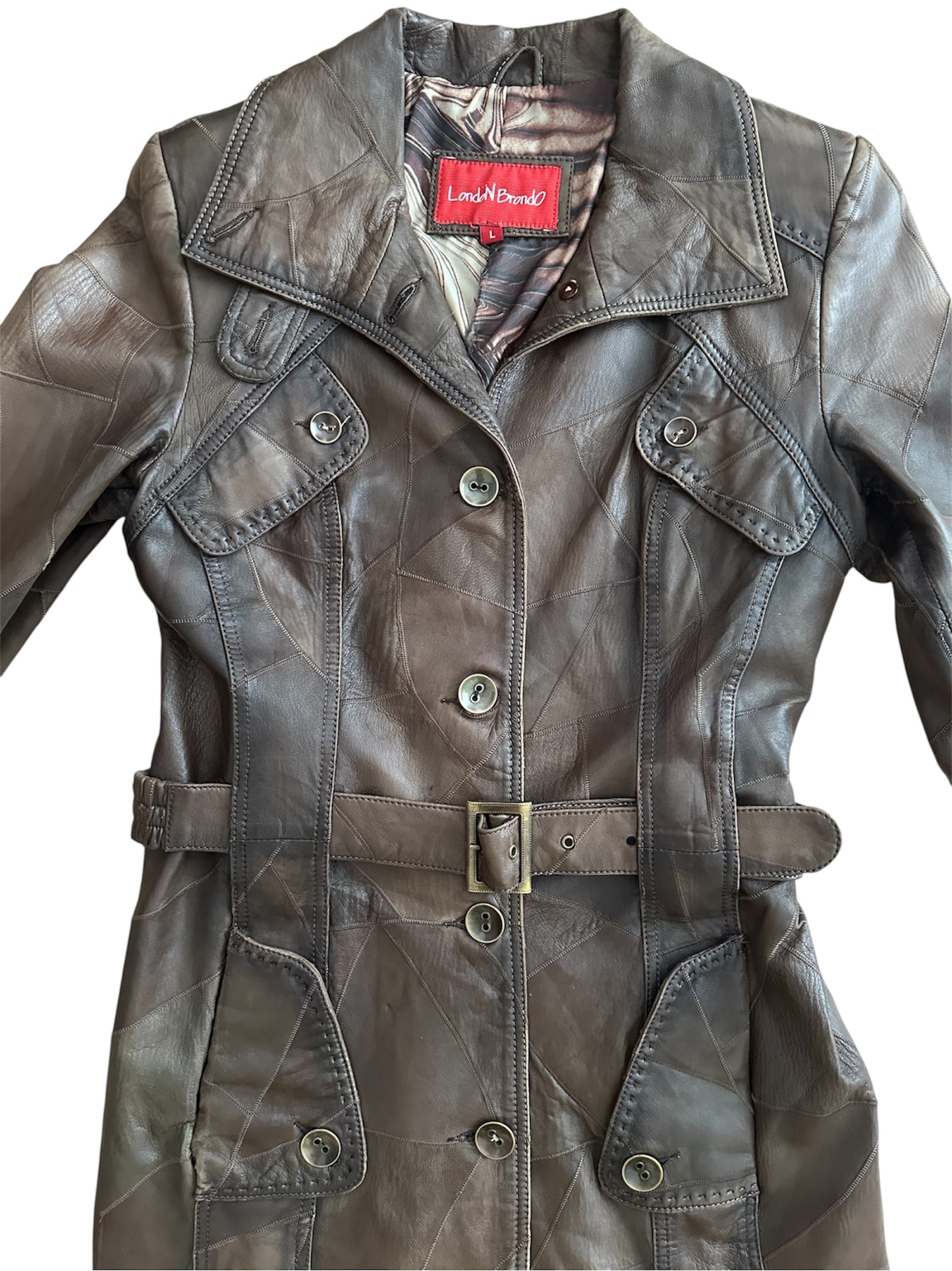 London Brando - Vintage Deri Ceket