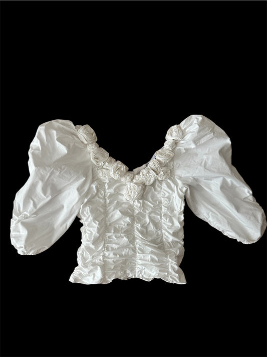 Paris Atelier & Other Stories - Beyaz Balon Kol Bluz