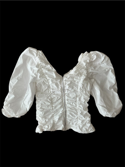 Paris Atelier & Other Stories - Beyaz Balon Kol Bluz