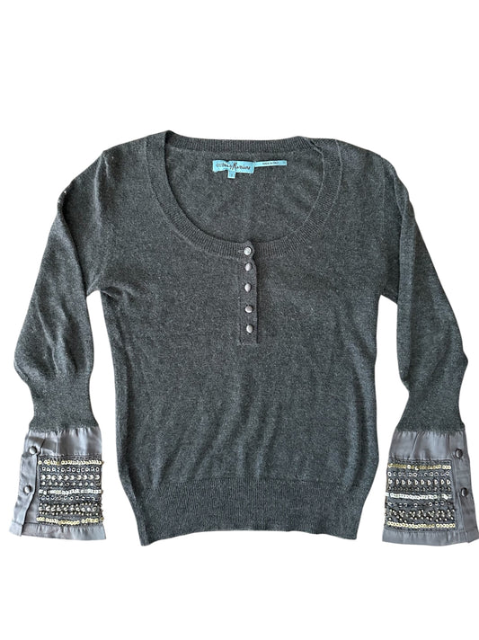 Guess - Kaşmir Karışımlı Taşlı Kazak