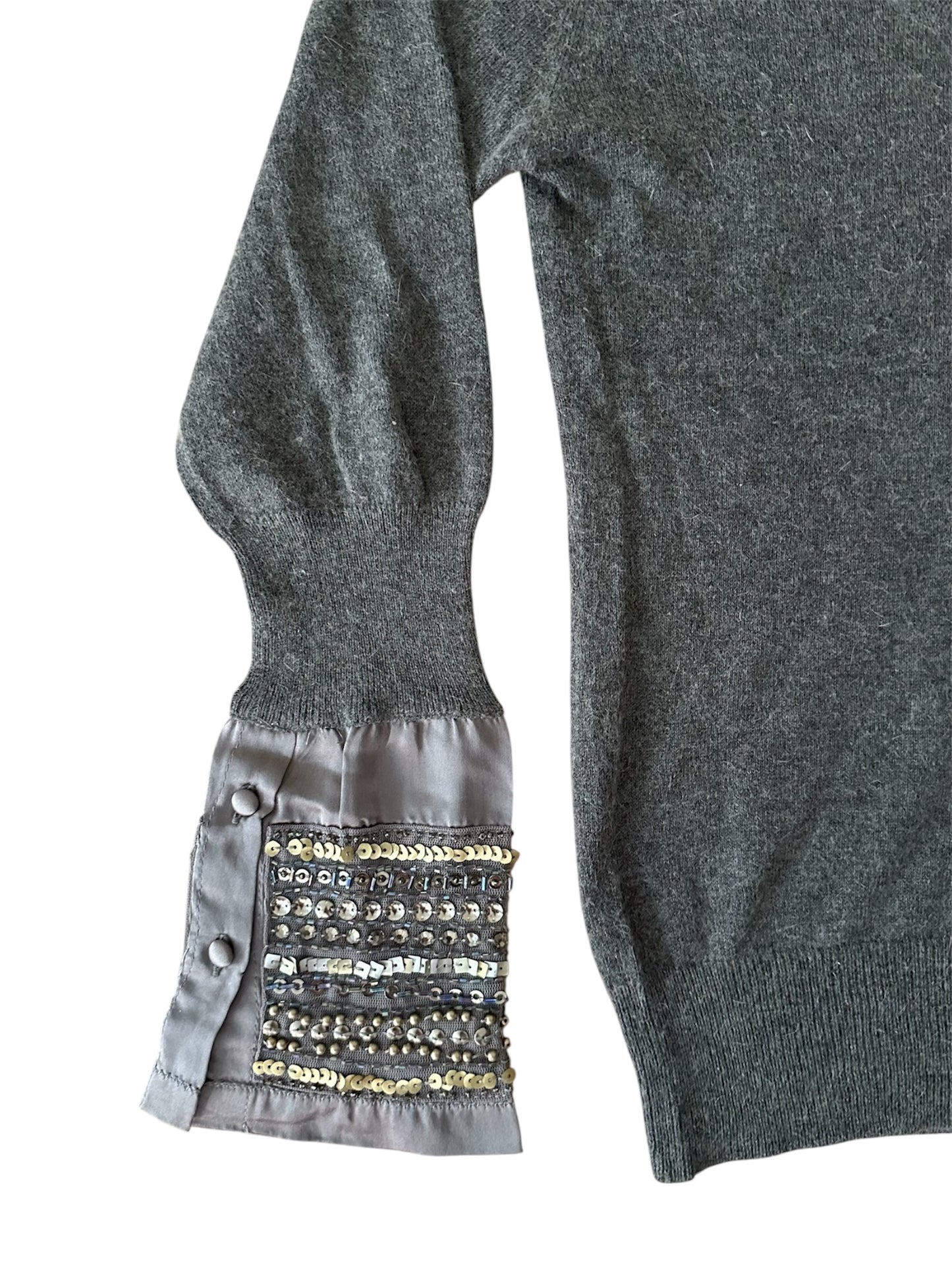 Guess - Kaşmir Karışımlı Taşlı Kazak