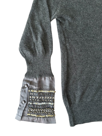 Guess - Kaşmir Karışımlı Taşlı Kazak