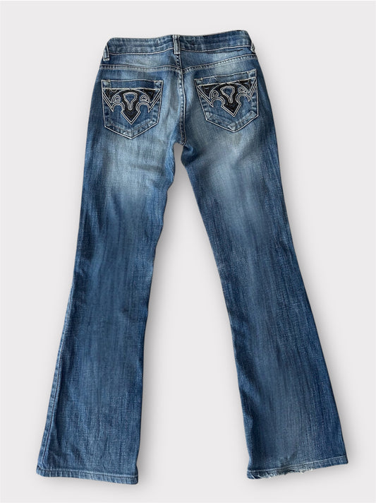GF Ferre - Cepleri İşlemeli Jean