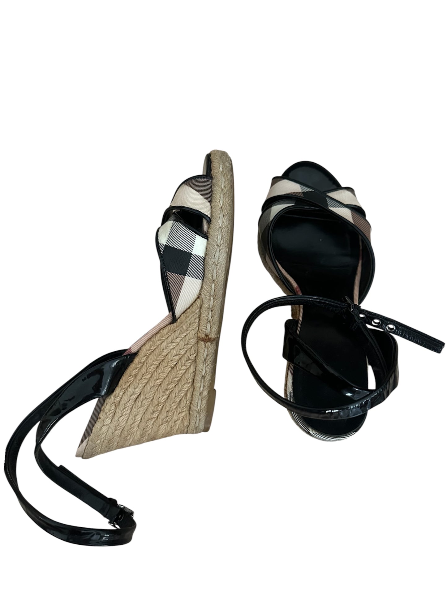 Burberry - Dolgu Topuklu Sandalet