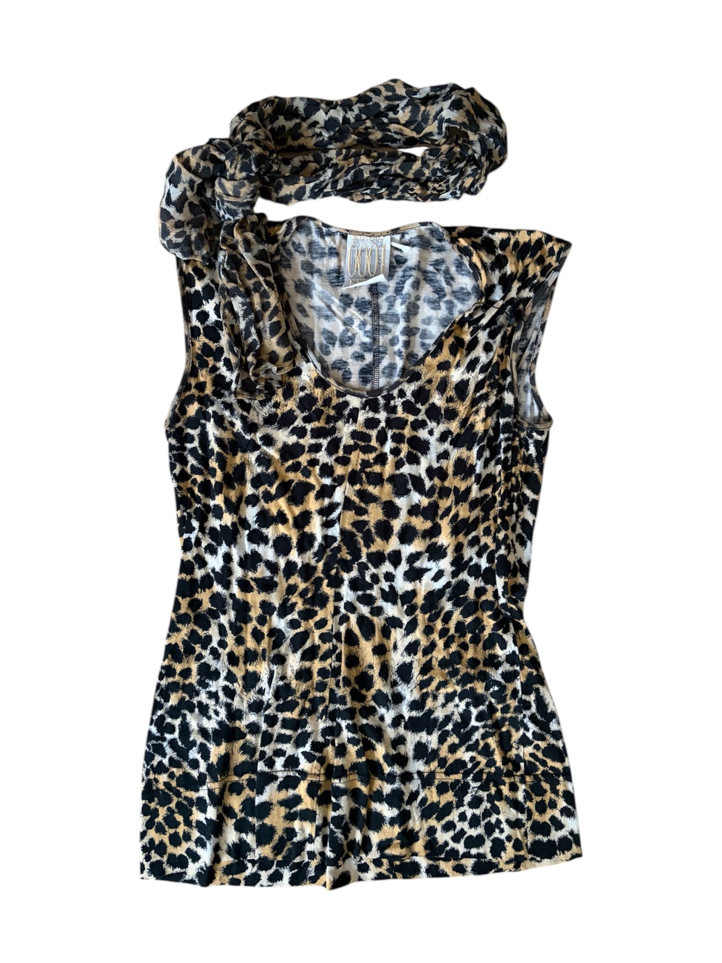Ferre - Leopar Bluz Fularlı