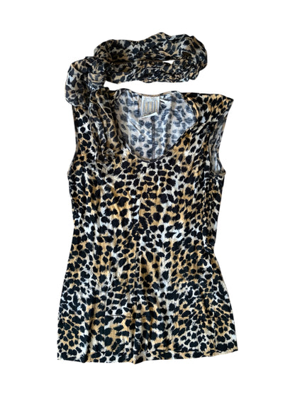 Ferre - Leopar Bluz Fularlı