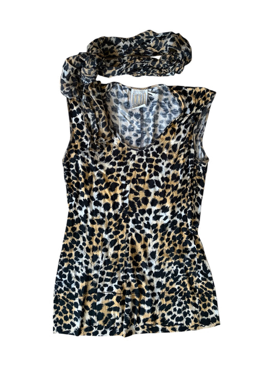Ferre - Leopar Bluz Fularlı