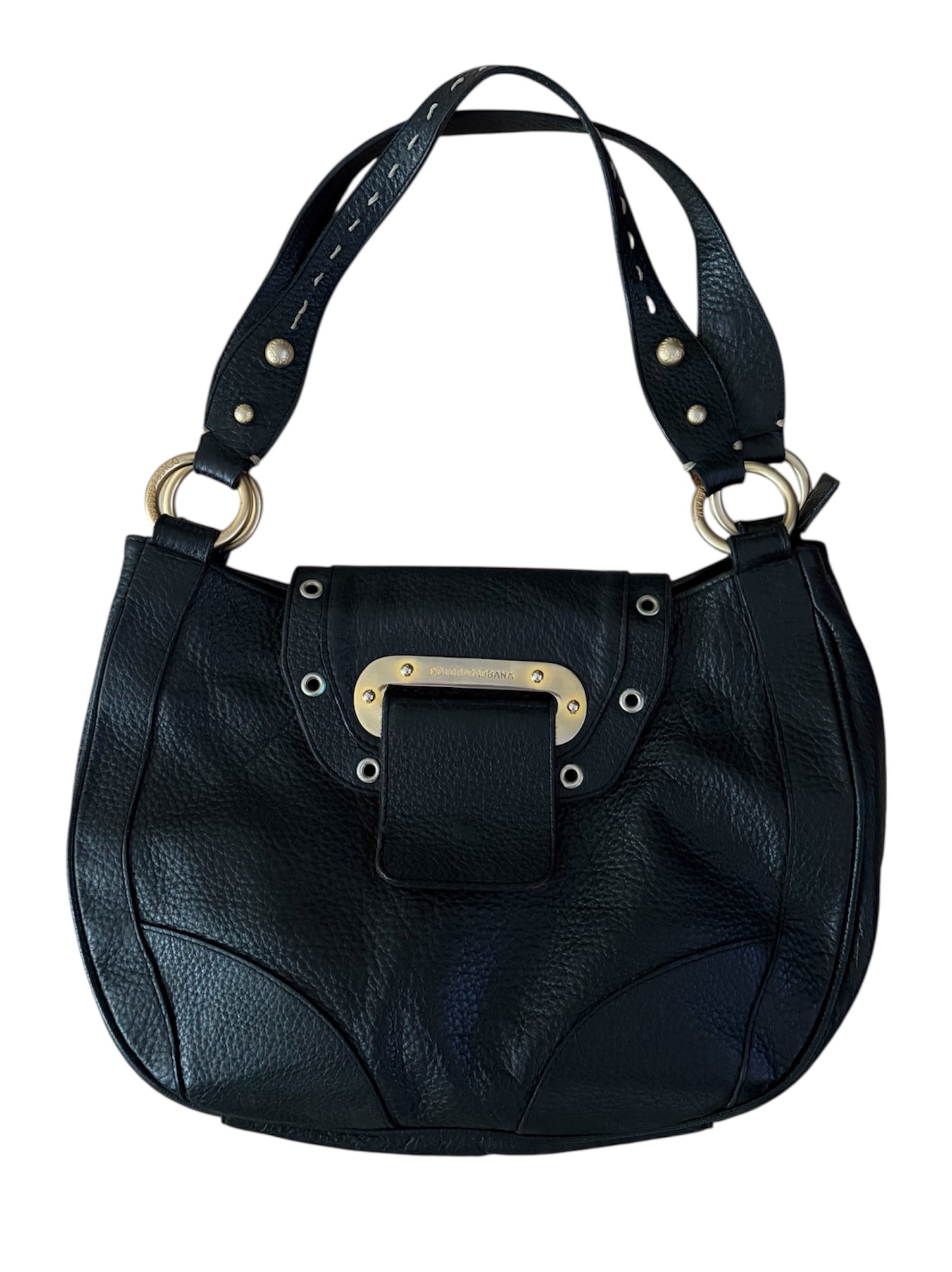 Dolce & Gabbana - Siyah Deri Çanta