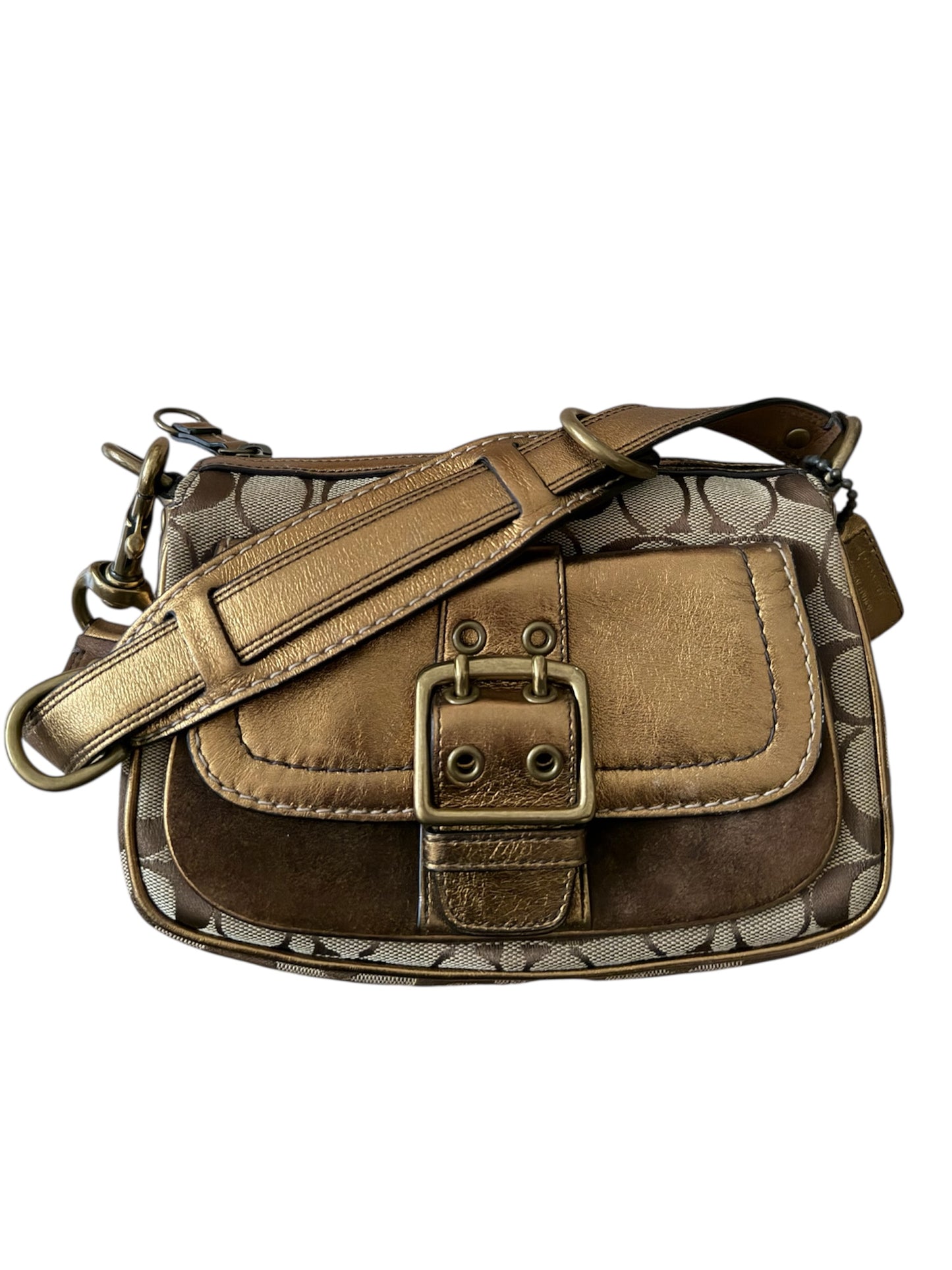 Coach - Special Edition (Fall 2004) Gold & Kahverengi Çanta