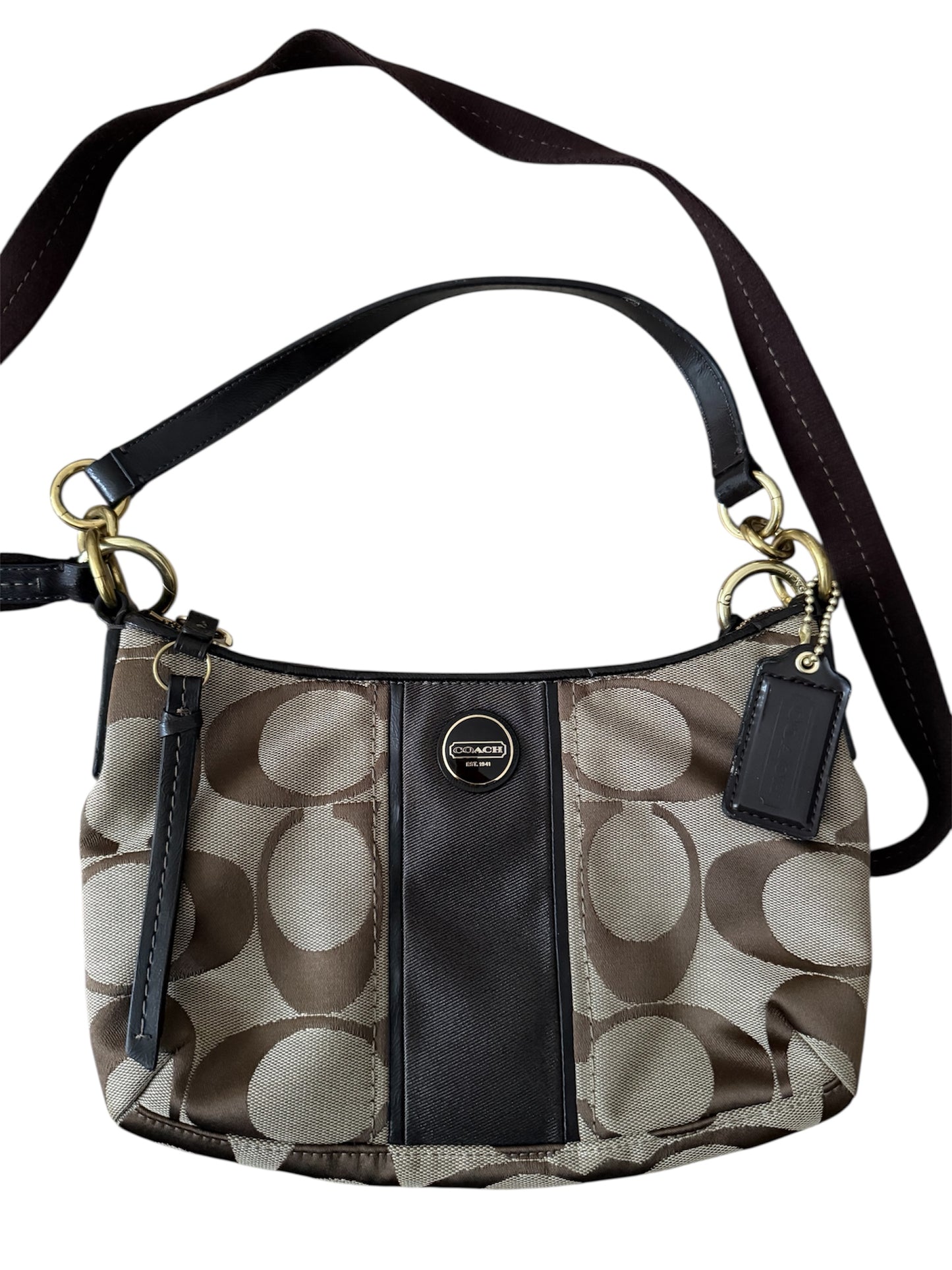 Coach - Kahverengi Crossbody Çanta