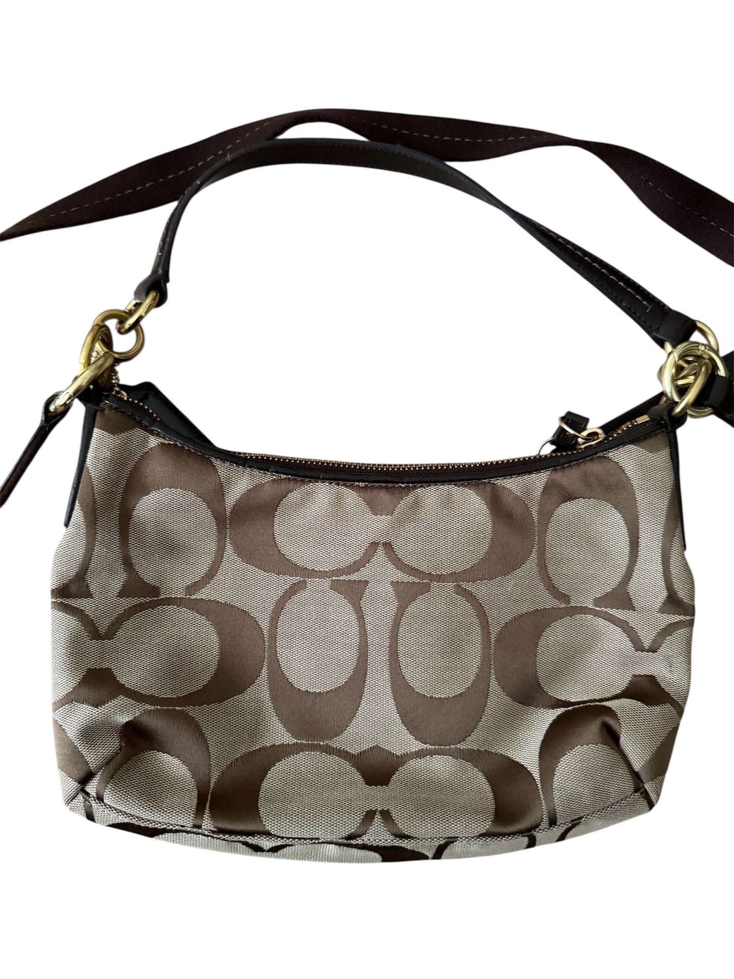 Coach - Kahverengi Crossbody Çanta