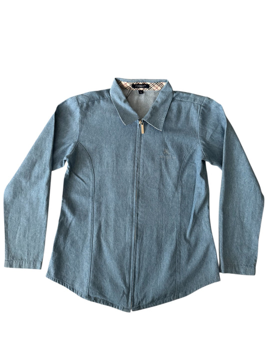 Burberry - Denim Fermuarlı Gömlek