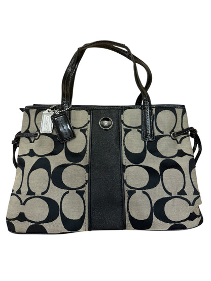 Coach - Siyah & Gri Monogram Çanta