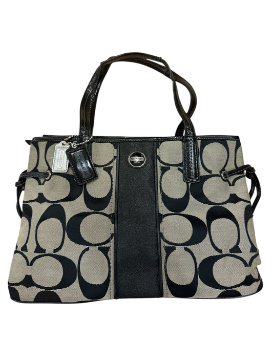 Coach - Siyah & Gri Monogram Çanta