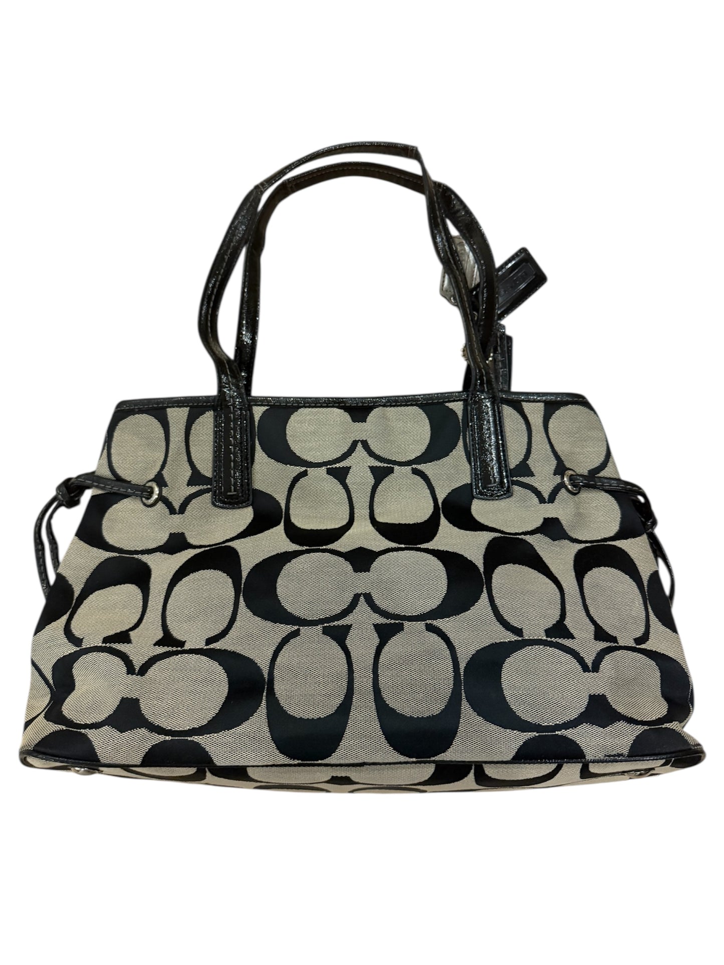 Coach - Siyah & Gri Monogram Çanta