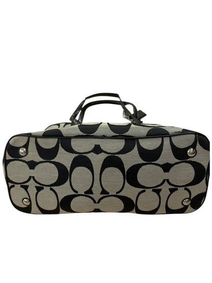 Coach - Siyah & Gri Monogram Çanta