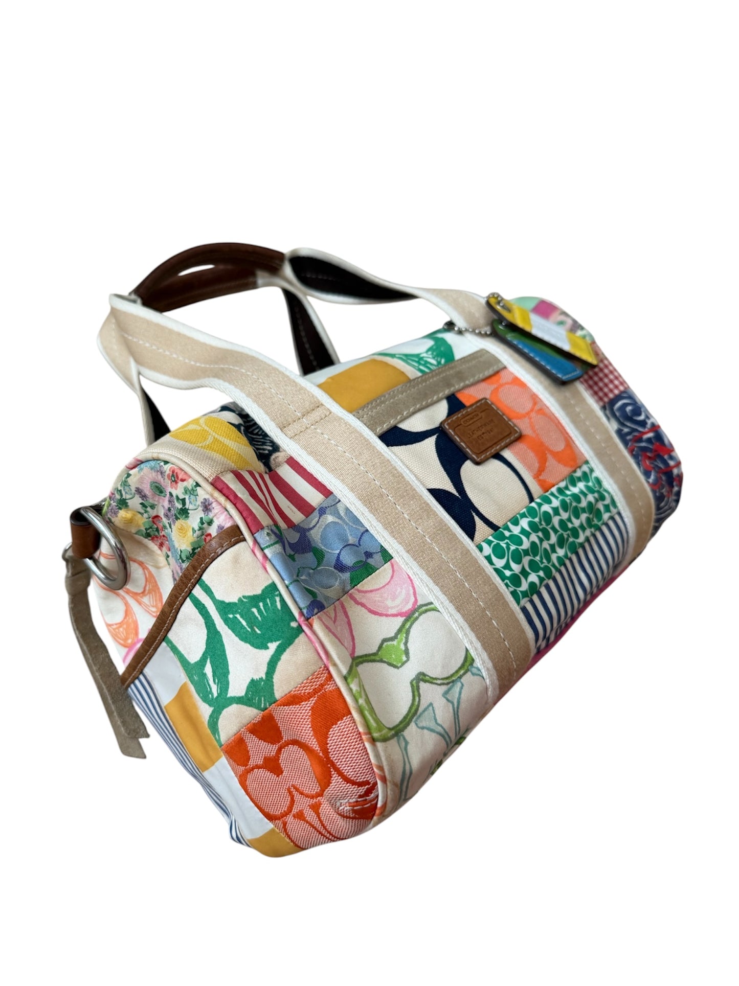 Coach - Patchwork Boston Çanta