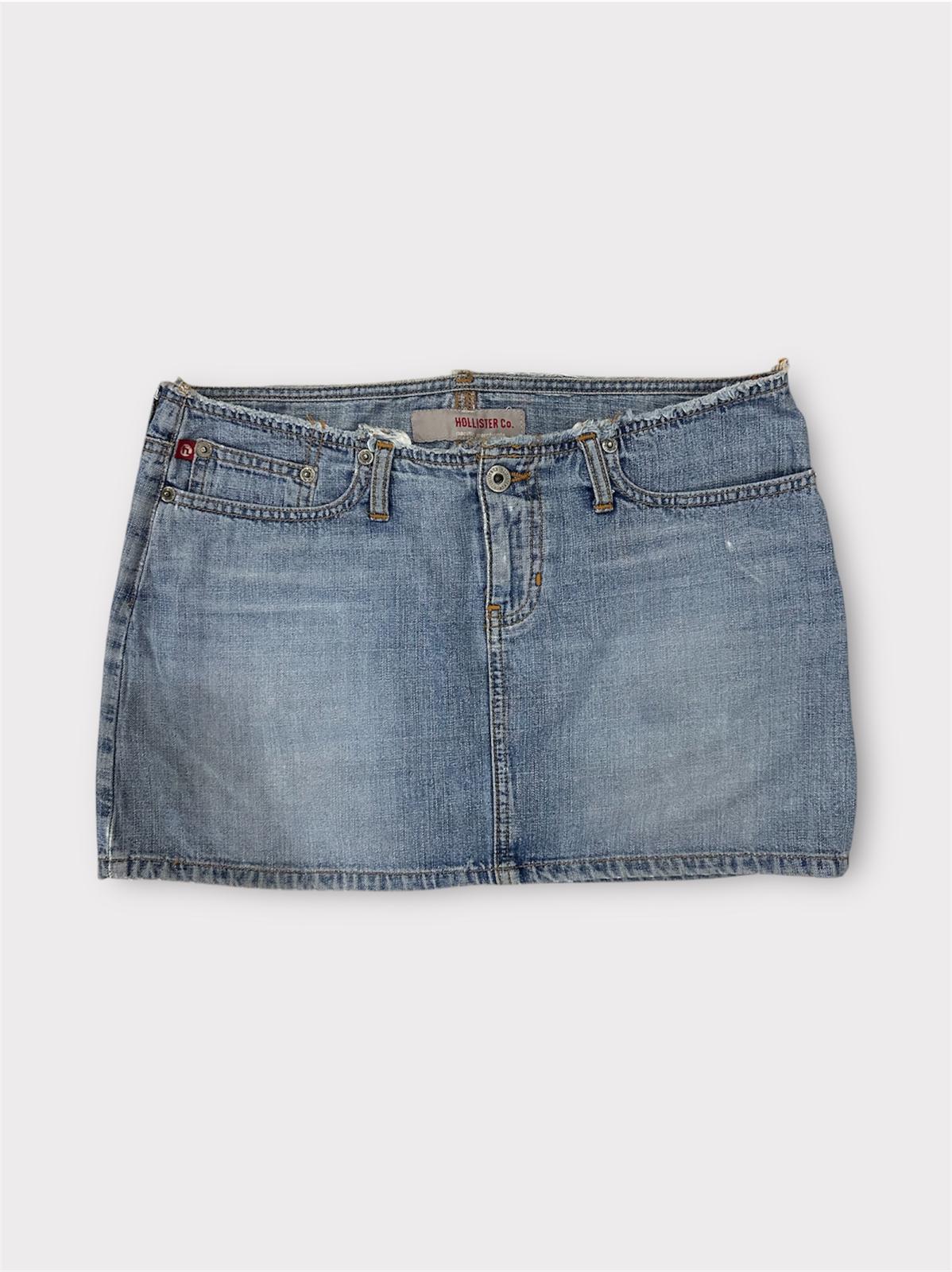 Hollister - Düşük Bel Denim Etek