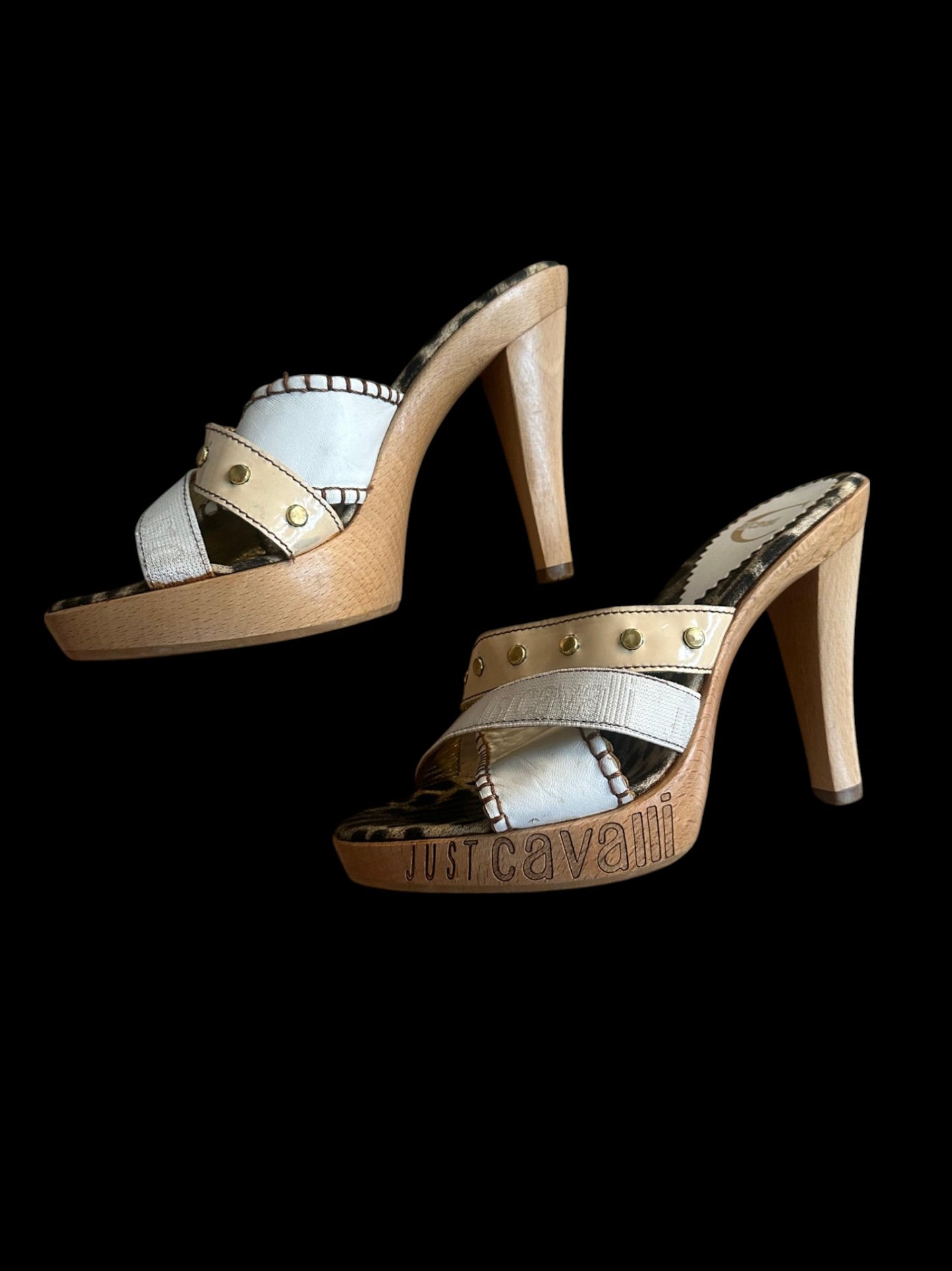 Just Cavalli - Vintage Topuklu Terlik
