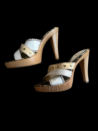 Just Cavalli - Vintage Topuklu Terlik