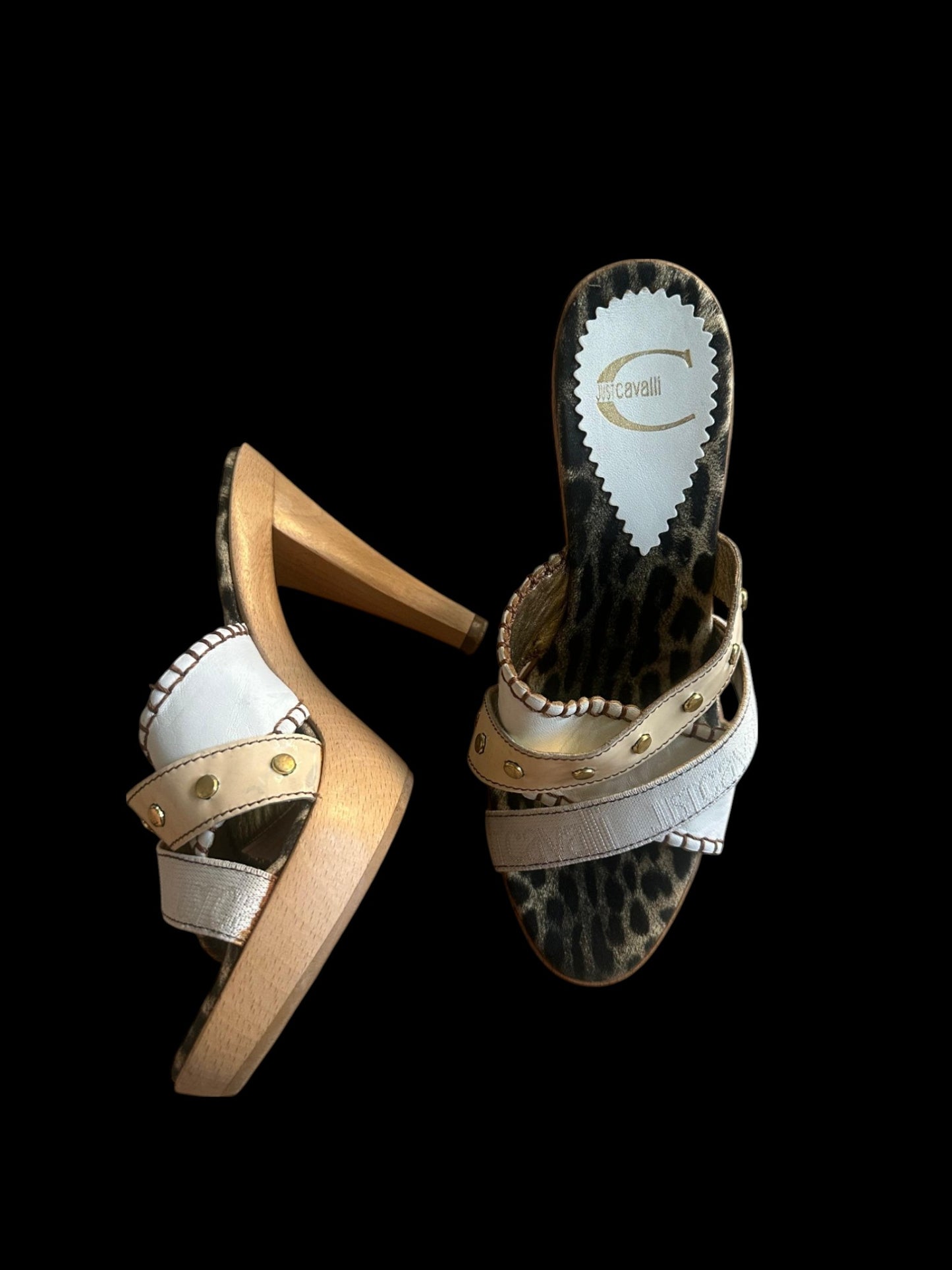 Just Cavalli - Vintage Topuklu Terlik