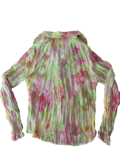Floral Tül Gömlek