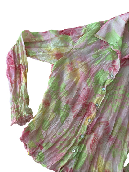 Floral Tül Gömlek