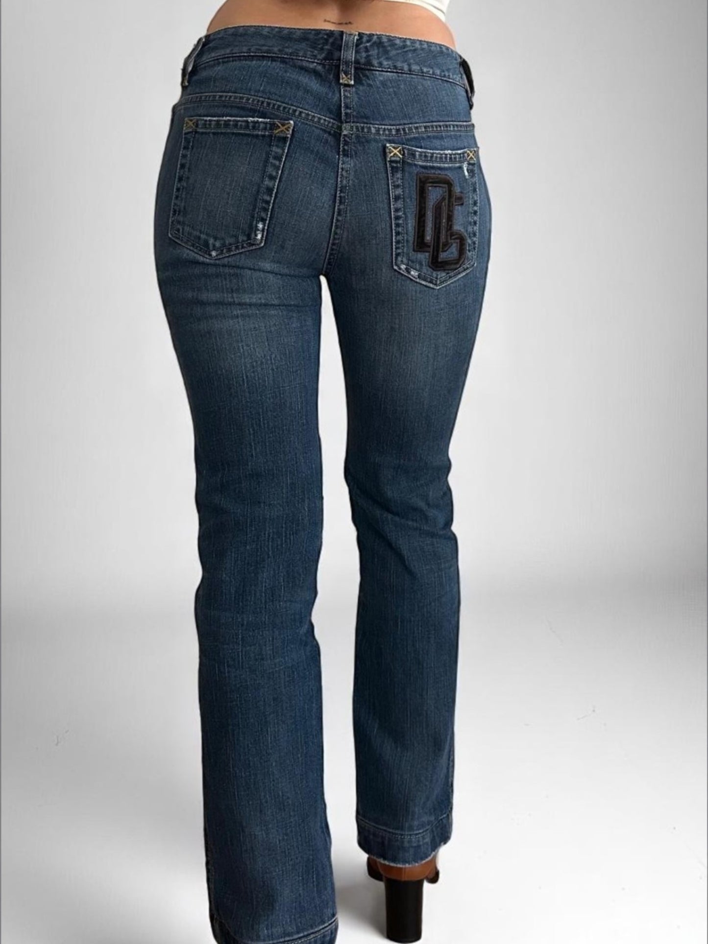 Dolce & Gabanna - Arkası İşleme Detaylı Düşük Bel Jean