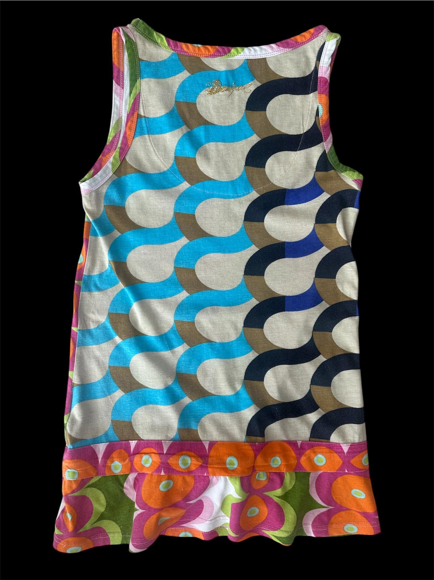 Desigual - Renkli Önden Bağlamalı Tunik