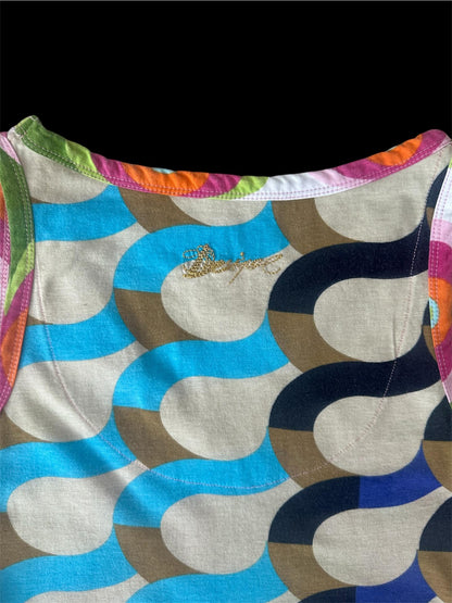 Desigual - Renkli Önden Bağlamalı Tunik