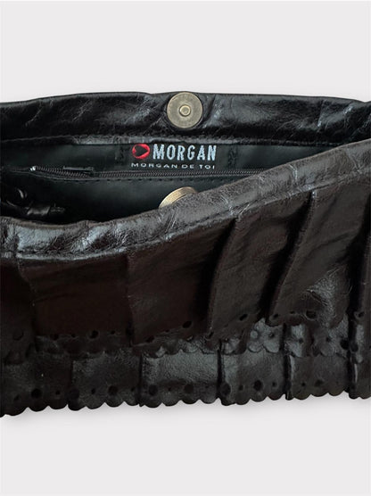 Morgan - Siyah Gerçek Deri Çanta
