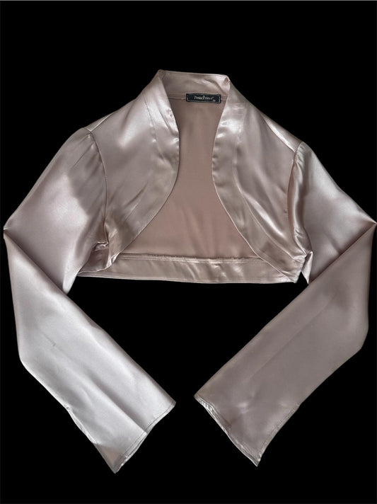 Pembe Saten Bolero